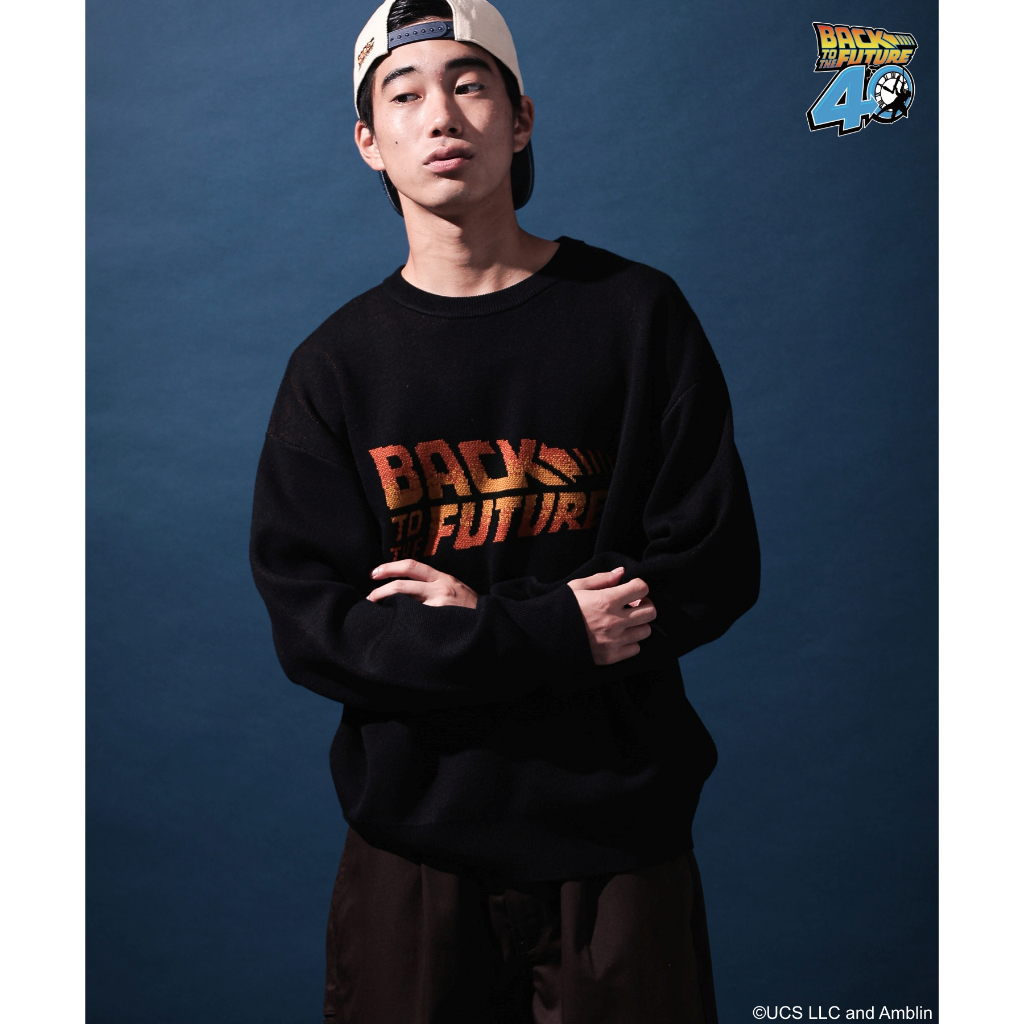 niko and ... [Back to the Future] เสื้อไหมพรมแบบสวม Collaboration Double Jacquard Knit Pullover
