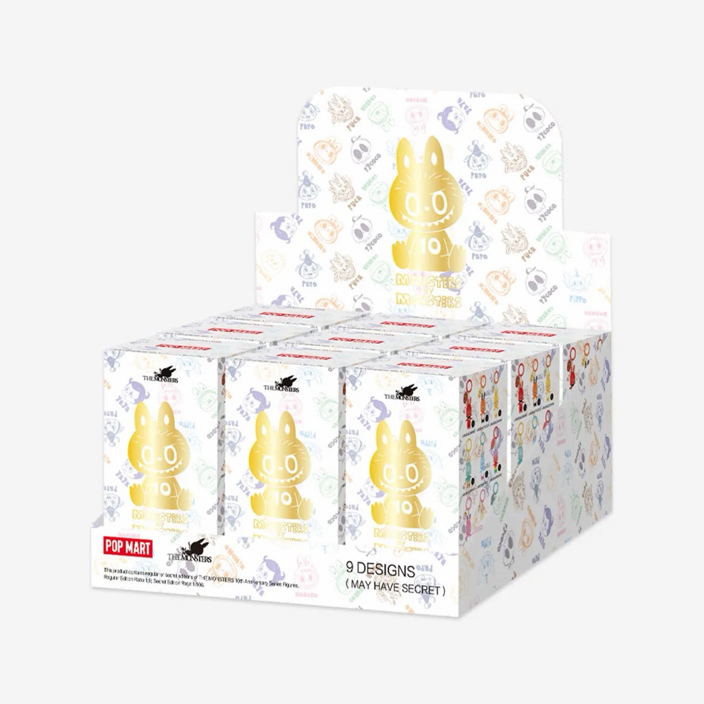 🔥พร้อมส่งจากไทย🔥 ยกBox9จุ่ม THE MONSTERS 10th Anniversary Series Figures
