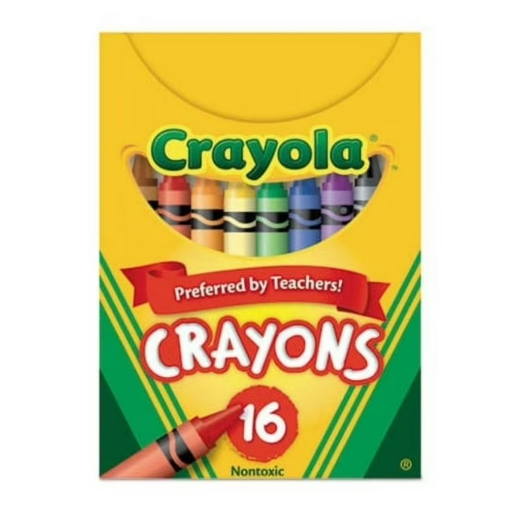 สีเทียน crayola ขนาด regular และ jumbo  จาก crayola  16 สี และ 24 สี