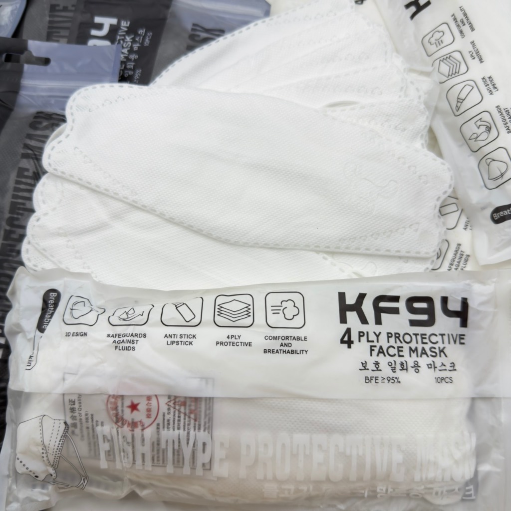 แมส KF94 แมสหน้าเรียวทรงเกาหลี 1 ห่อ 10 ชิ้น ( สำหรับผู้ใหญ่ ) - รูปที่ 2