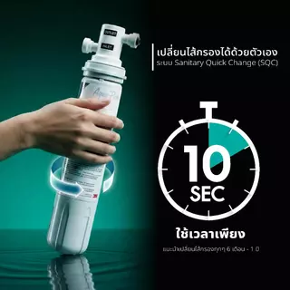 3M Aqua-pure เครื่องกรองน้ำ รุ่น AP Easy Complete (DIY) ไม่ต้องเจาะพนัง ติดตั้งง่าย แบบติดหัวก๊อกน้ำ