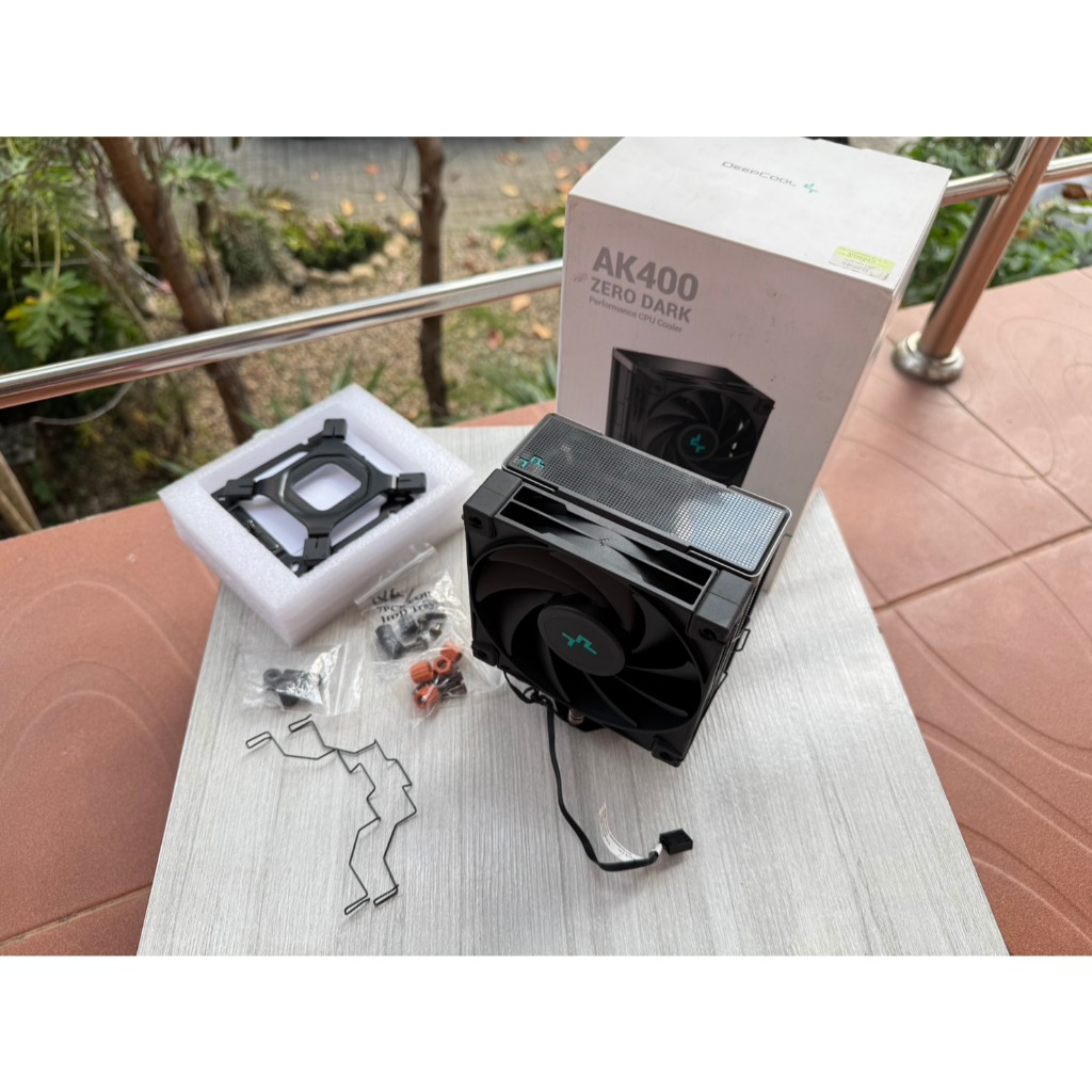 CPU AIR COOLER ( พัดลมซีพียู )  DEEPCOOL AK400 ZERO DARK