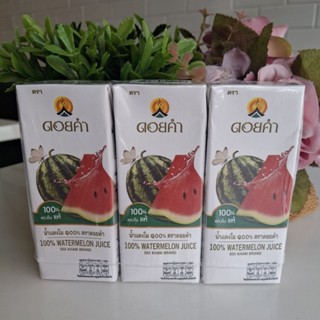 น้ำแตงโม ๑๐๐% ตราดอยคำ (3 กล่อง)