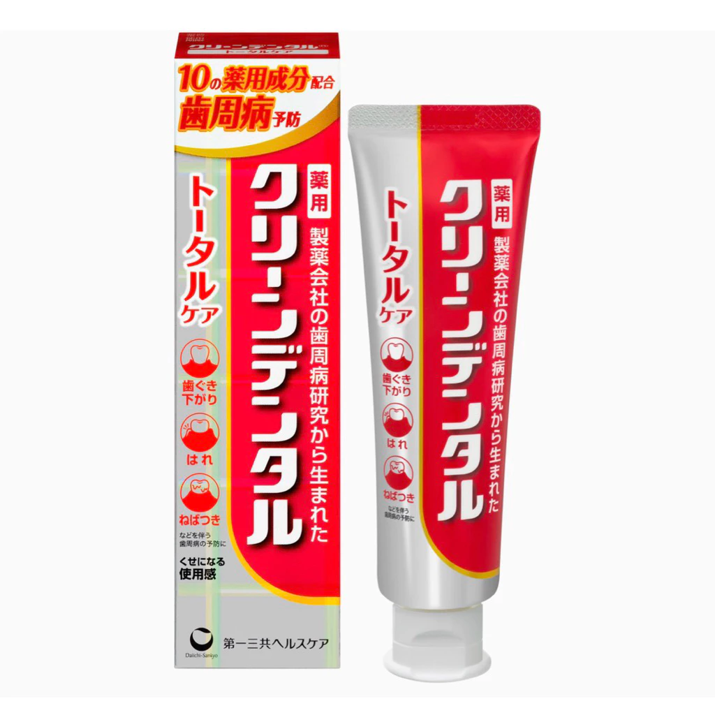 🇯🇵made in Japan ยาสีฟันช่วยดูแลเหงือก ป้องกันโรคเหงือกอักเสบ ปริทันต์ และกลิ่นปาก ขายดีมากก 100 กรัม แท้ Daiichi sankyo
