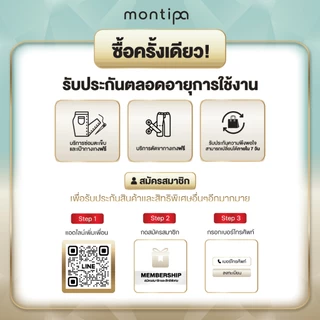 Montipa กางเกงทรงกระบอกใหญ่ ซิปตะขอหน้า แต่งจีบหน้า ผ้า Comfort 56PWC86
