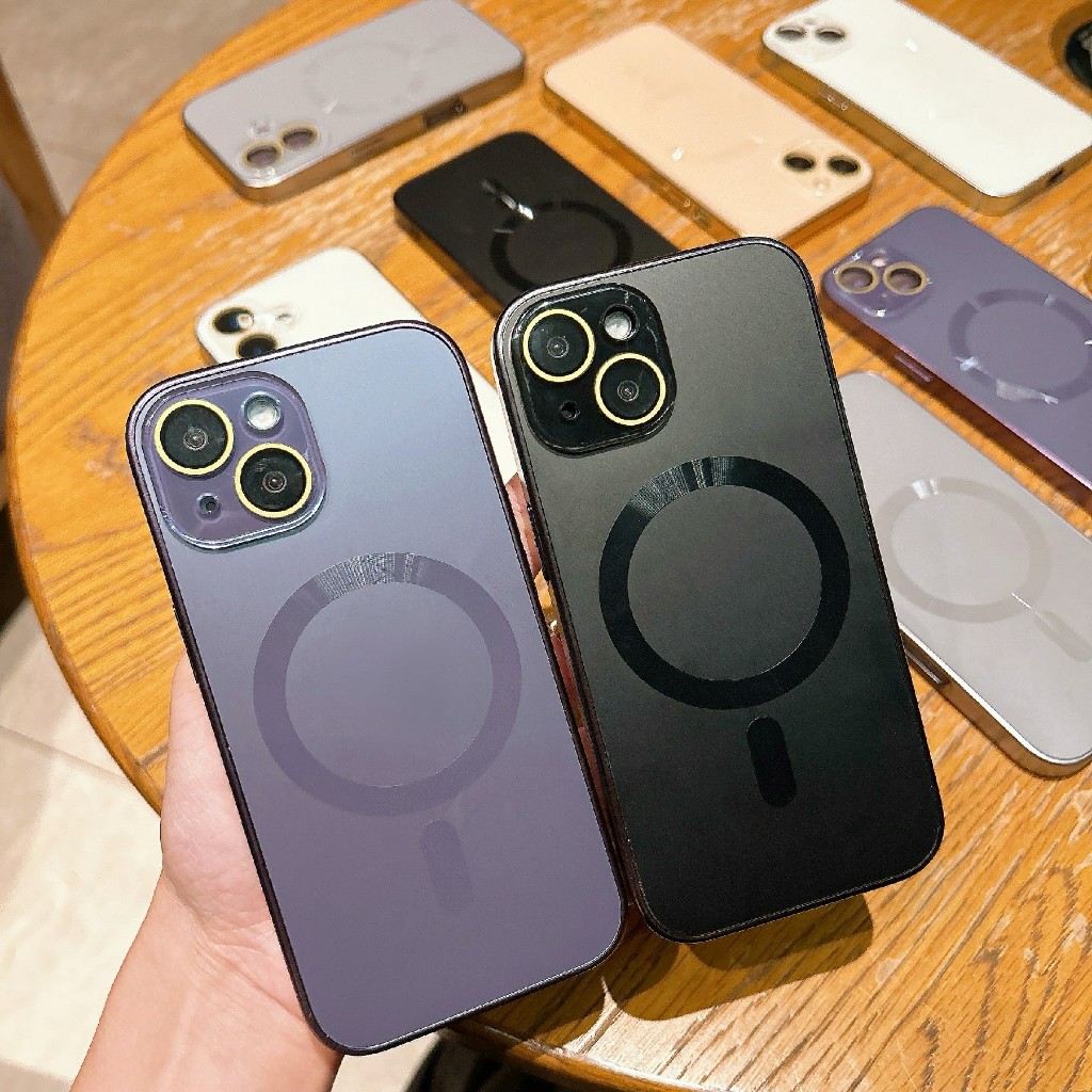 เคสชาร์จได้ อลูมิเนียม กำมะหยี่ งานกล่อง สำหรับ for iPhone 11 12 13 14 15 16 Pro max 16plus 16Promax 15Promax 14Promax - รูปที่ 4