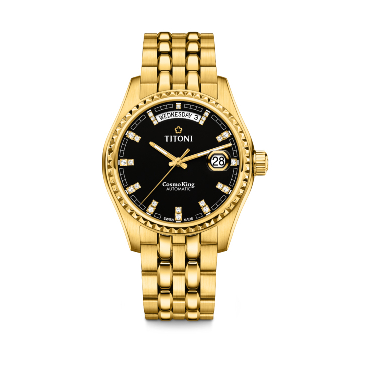 Titoni Luxury Gents Watch - Cosmo Model:797G-543