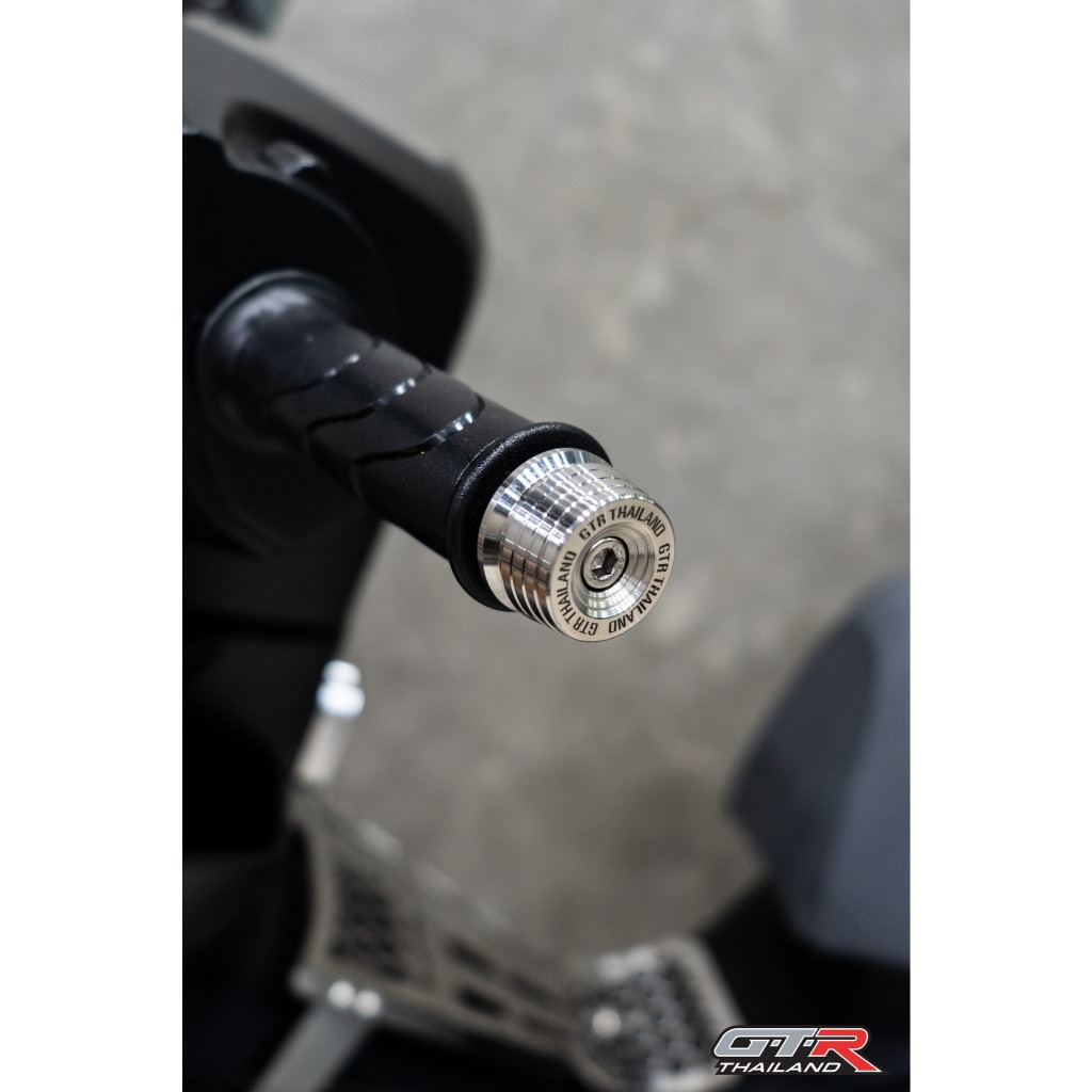 น็อตปลายแฮนด์ CNC (สแตนเลส) (เกรด304แท้) GTR THAILAND ใช้ WAVE/ADV-160/PCX (32x20mm)