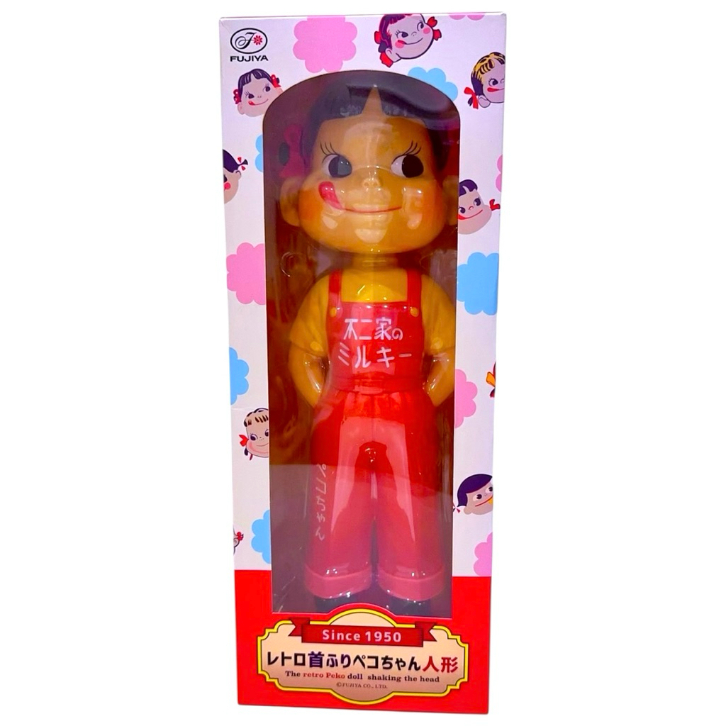 โมเดล ตุ๊กตา เปโกะ Peko Chan หัวสปริง Retro Bobble Head Peko-chan Doll 🌟Fujiya🌟🇯🇵