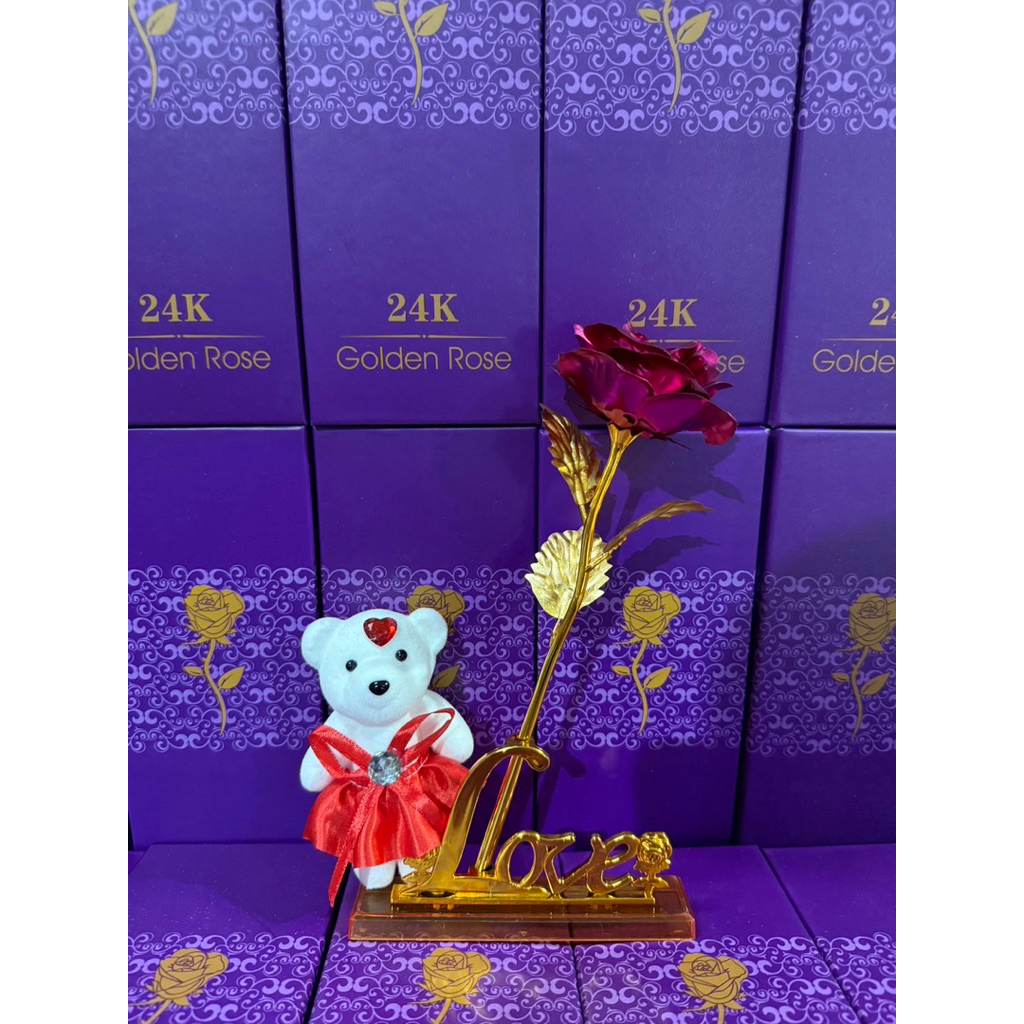 ดอกไม้ทอง24k พร้อมส่งในไทย - รูปที่ 3