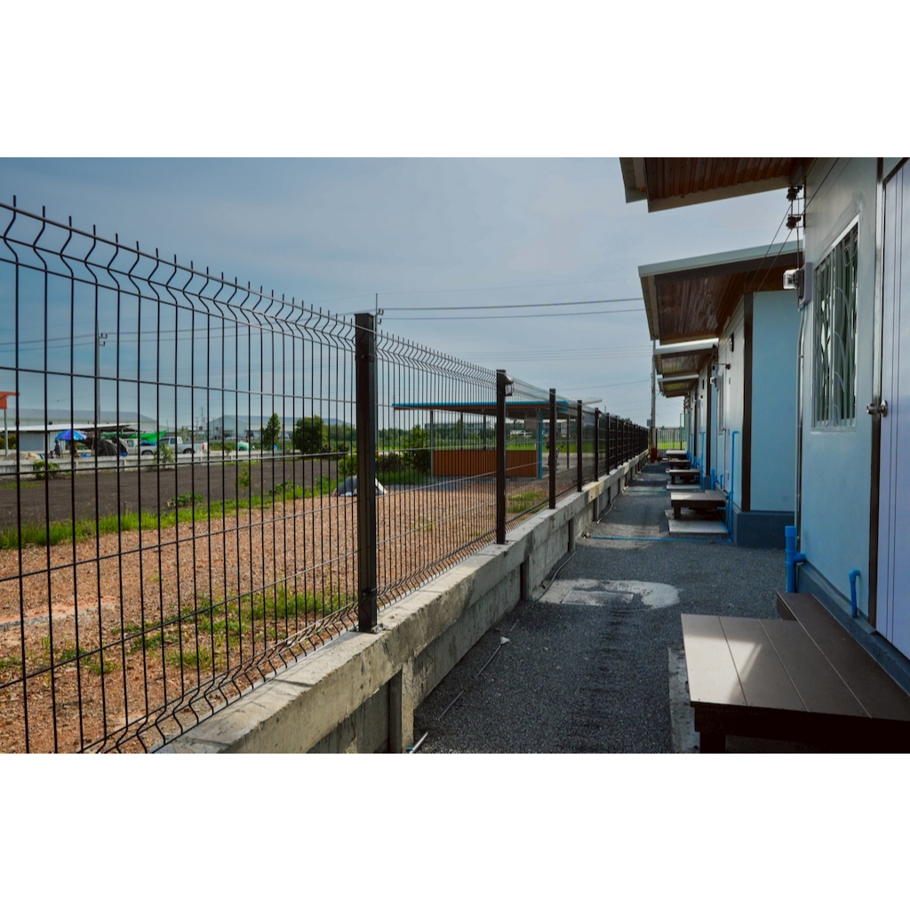 ASV รั้วสำเร็จรูปชุปกัลวาไนซ์ เคลือบ PVC ดำ รั้วทางด่วนขนาด 1.2 ,1.5, 2.0 เมตร กว้าง 2.4 เมตร เฉพาะรั้วไม่รวมเสา - รูปที่ 5