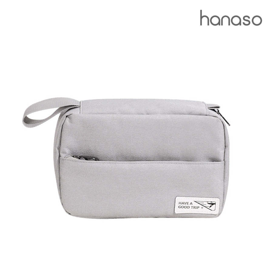 Hanaso กระเป๋าใส่อุปกรณ์อาบน้ำ Wash Bag แขวนได้ เก็บเครื่องสำอางค์และอุปกรณ์อาบน้ำ