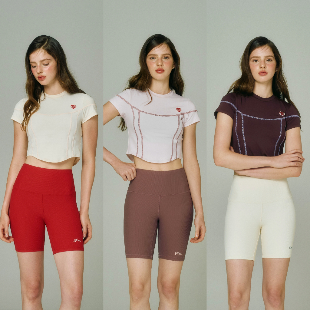 Sweetheart Corset Curve Crop – The Flos Club เสื้อคลุมสปอร์ตตบราผ้านุ่ม เย็น ใส่สบาย