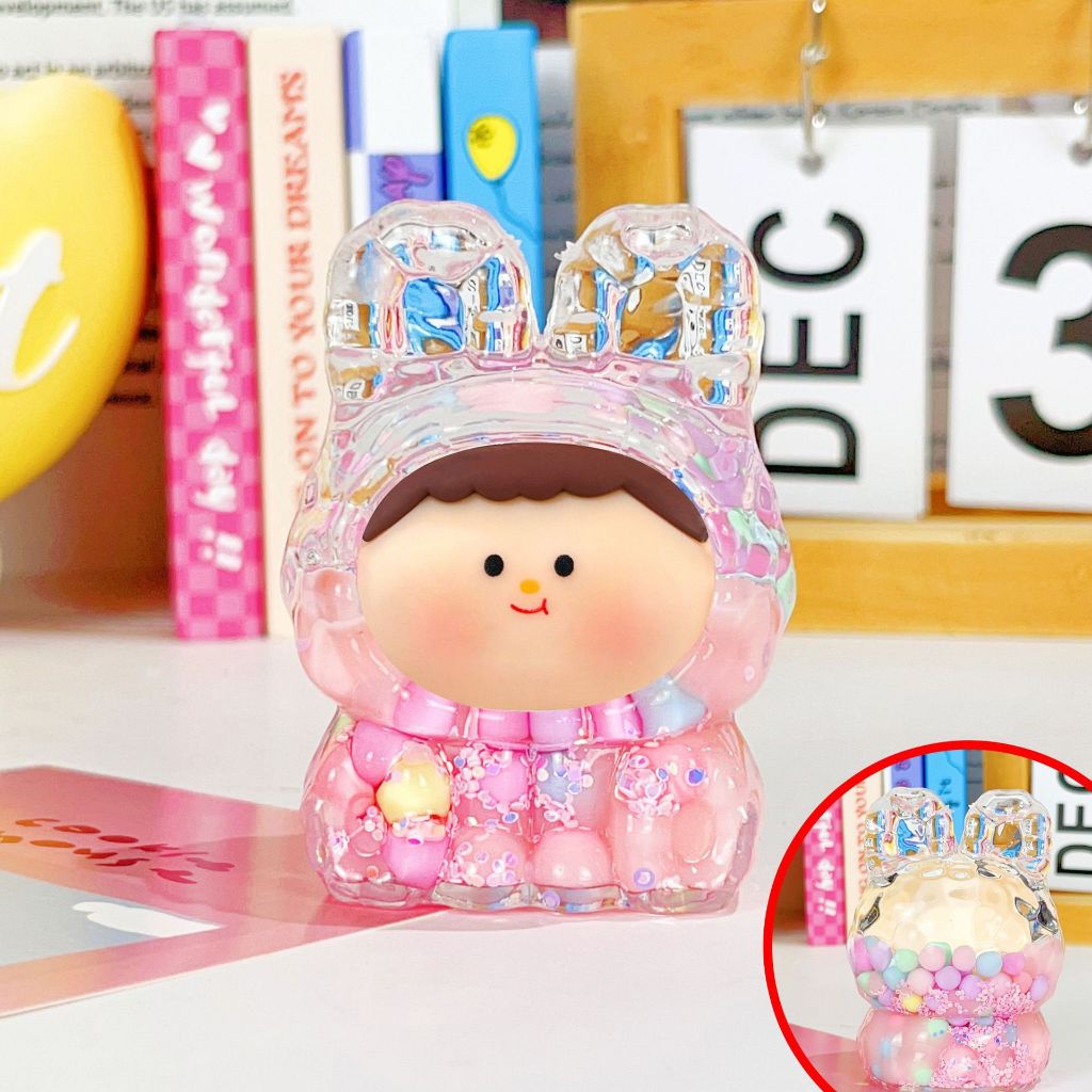[พร้อมส่งสี] MINI-ML ตุ๊กตาเรซินตู้น้ำลิลิธกลิตเตอร์ ตุ๊กตาอะคริลิก ตุ๊กตาคริสตัล โปร่งแสงระยิบระยับ