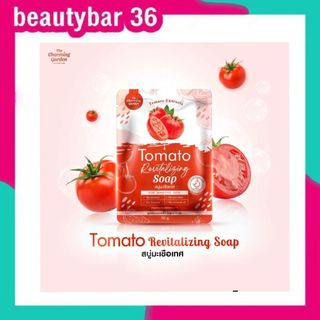 ใหม่‼‼THE CHARMING GARGEN CICA/TOMATO REVITALIZING SOAP  สบู่มะเขือเทศ Cica 🍅 ขนาด 50g.