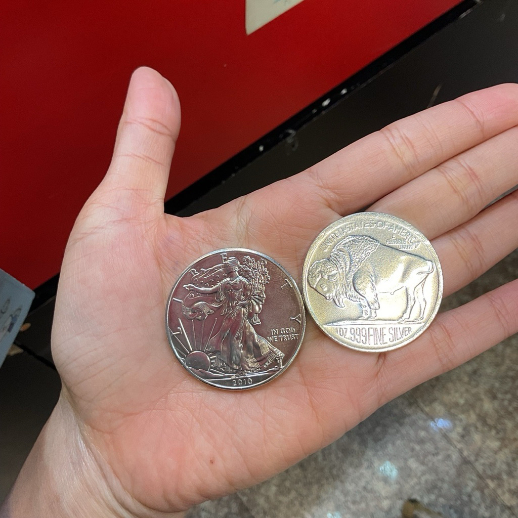 เหรียญเงิน ขนาด1 Oz (1เหรียญ) Canada silver