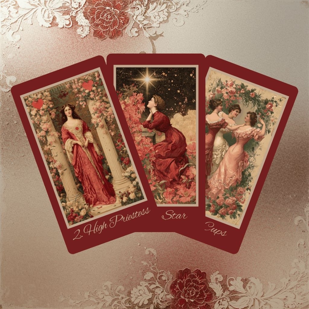 Heart of Devotion Tarot ไพ่ยิปซีแท้ธีมความรัก ไพ่ทาโรต์ Tarot cards decks