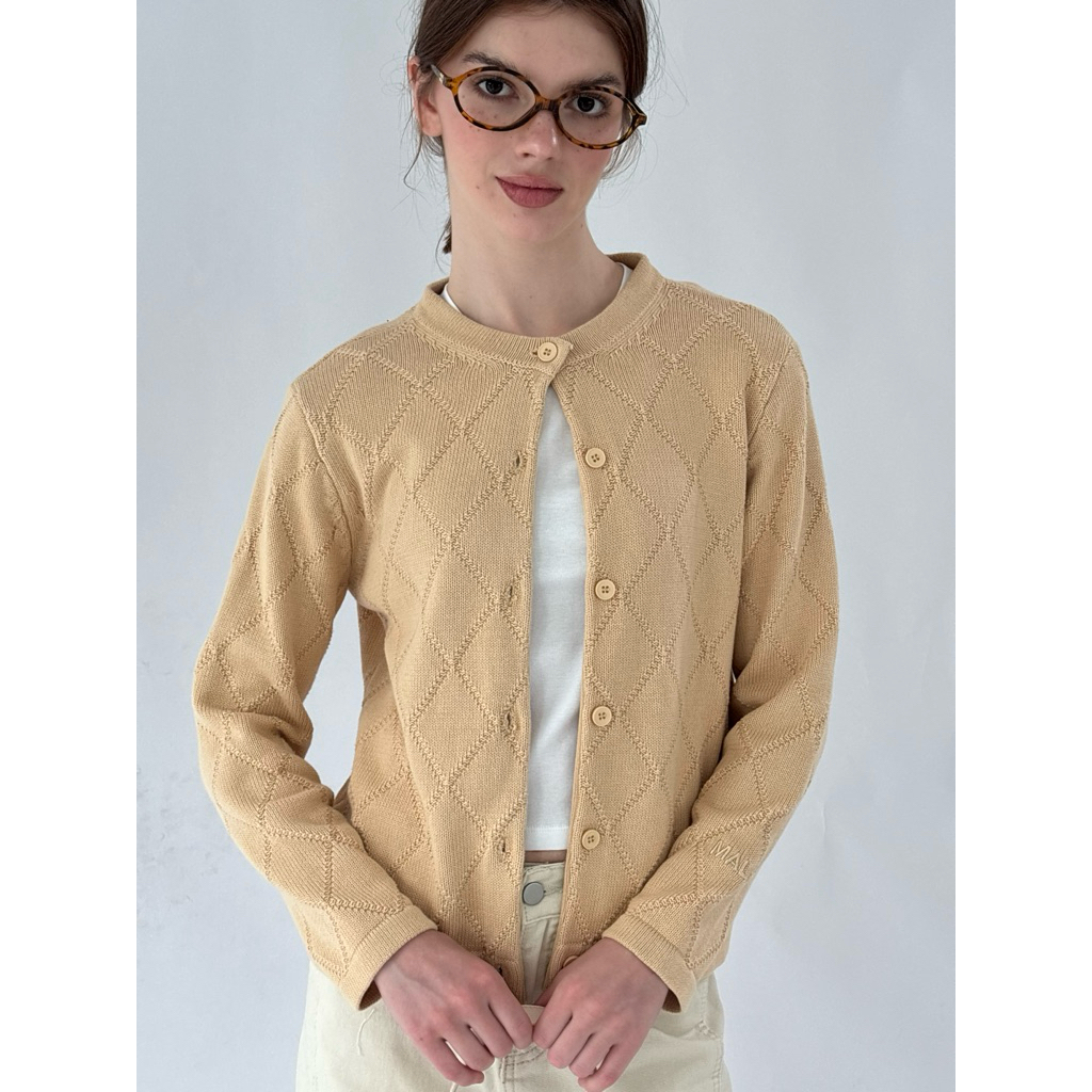 MALI Sunny cardigan ใช้ไหมcotton100%