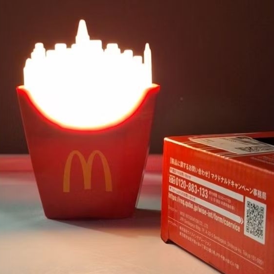 Rare Item โคมไฟ McDonald’s Manhattan Potato Light โคมไฟเฟรนช์ฟรายส์ จากแมคโดนัลด์ ญี่ปุ่น ของสะสมร้านดัง