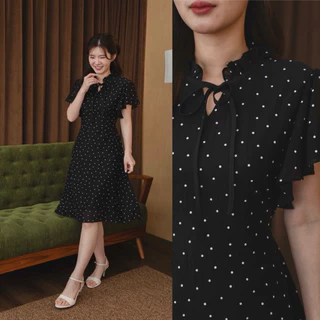 Floral dress ผ้ามีtexure น่ารัก🎀