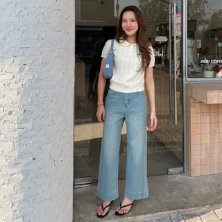 APPAREL.STORY - Daily Soft Jeans กางเกงยีนส์ขาเต่อผ้าพรีเมี่ยม
