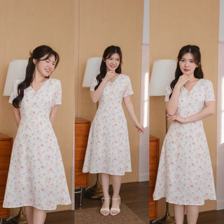 Yaya เดรสคอวีทรงเบสิค