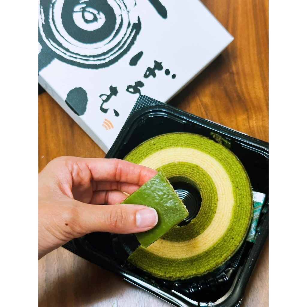 ‼️หิ้วใหม่จากญี่ปุ่น‼️Kyo Baumkuchen เค้กบับชาเขียวจากเกียวโต นุ่ม ละลายในปาก เข้มข้น แนะนำให้ลองง