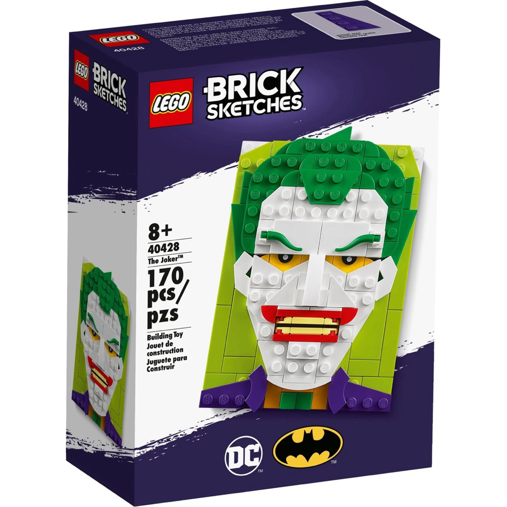 LEGO Brick Sketches The Joker 40428 ของแท้ 100% มือหนึ่งกล่องสวยพร้อมส่ง