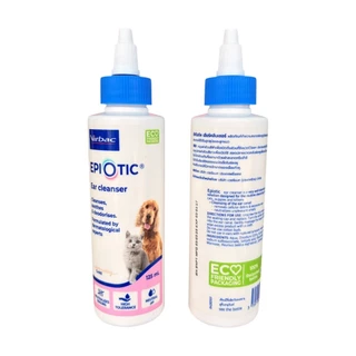 Virbac Epiotic 125ml หมดอายุ05/2027 สำหรับทำความสะอาดหูสัตว์เลี้ยง