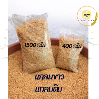 แกลบขาว แกลบดิบ วัสดุปลูก ปรับปรุงดิน บรรจุ 400 กรัม และ1500 กรัม พร้อมส่ง