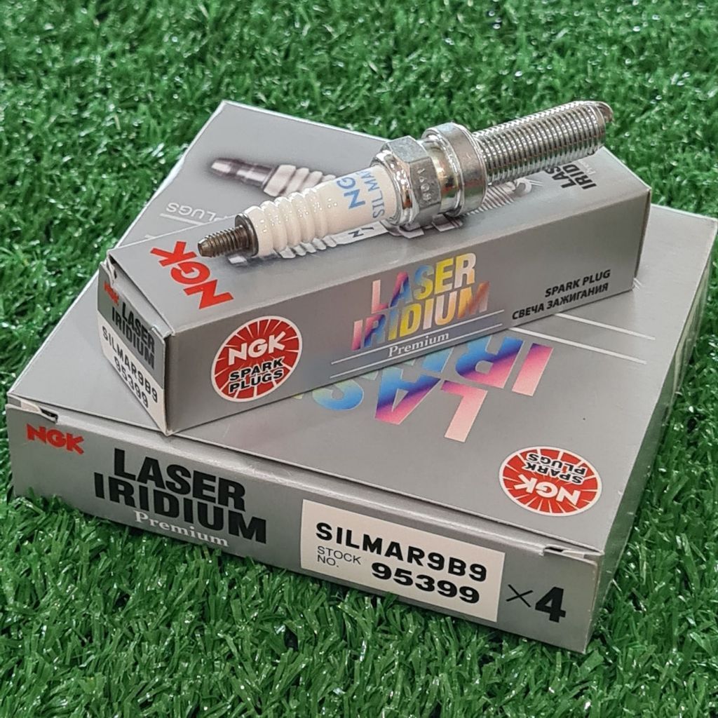 หัวเทียนแท้ !!! NGK SILMAR9B9 LASER IRIDIUM สำหรับ Kawasaki ZX-10 ปี 2016 ขึ้นไป และ Ninja H2/H2R ( 