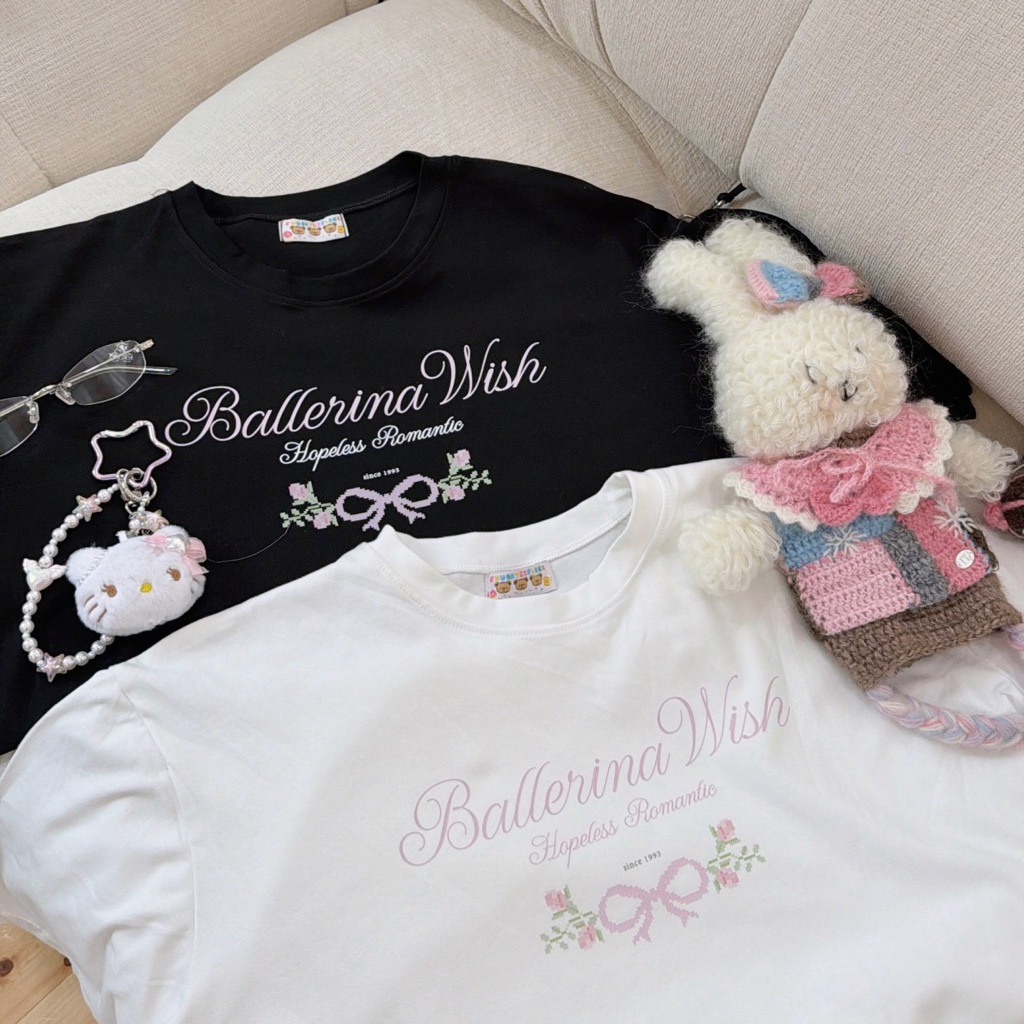 Valen ballerina oversize t-shirt🪽🎀💓”เสื้อโอเวอร์ไซส์สาวอวบขายดีที่สุดของที่ร้านน่ารักไม่ไหวไม่เหมือนใคร”