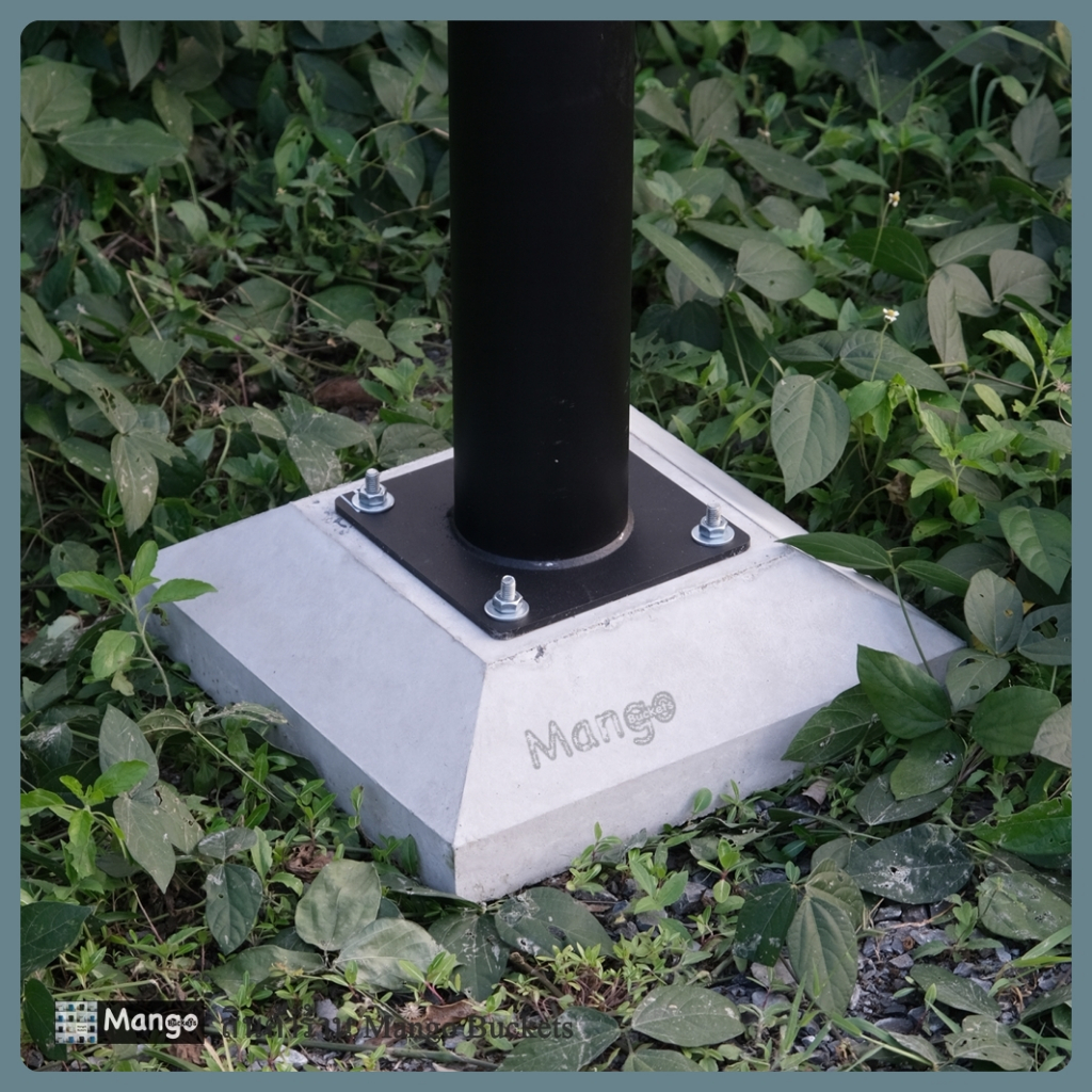 ฐานเสาไฟโซล่าเซลล์ ฐานปูน สำหรับติดตั้งเสาไฟโซล่าเซลล์ - รูปที่ 2