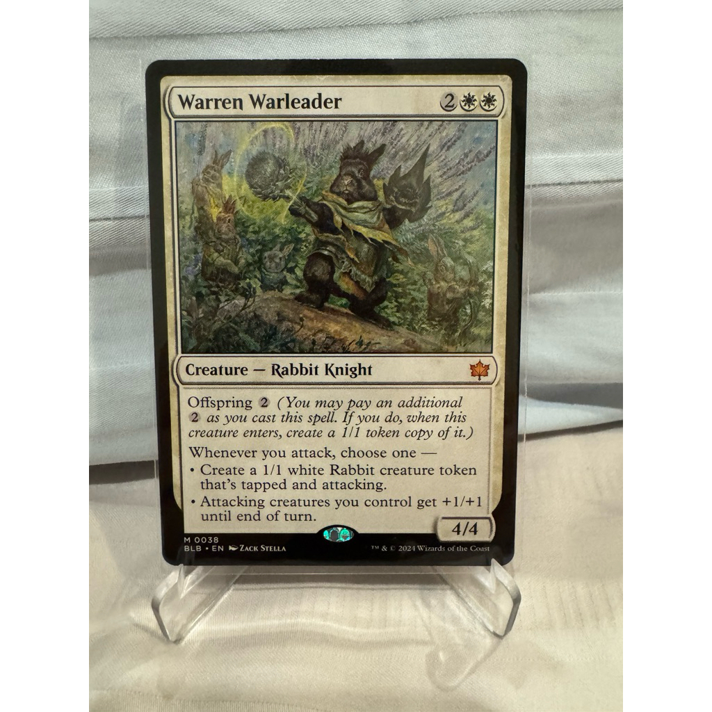 MTG Bloomburrow: Warren Warleader