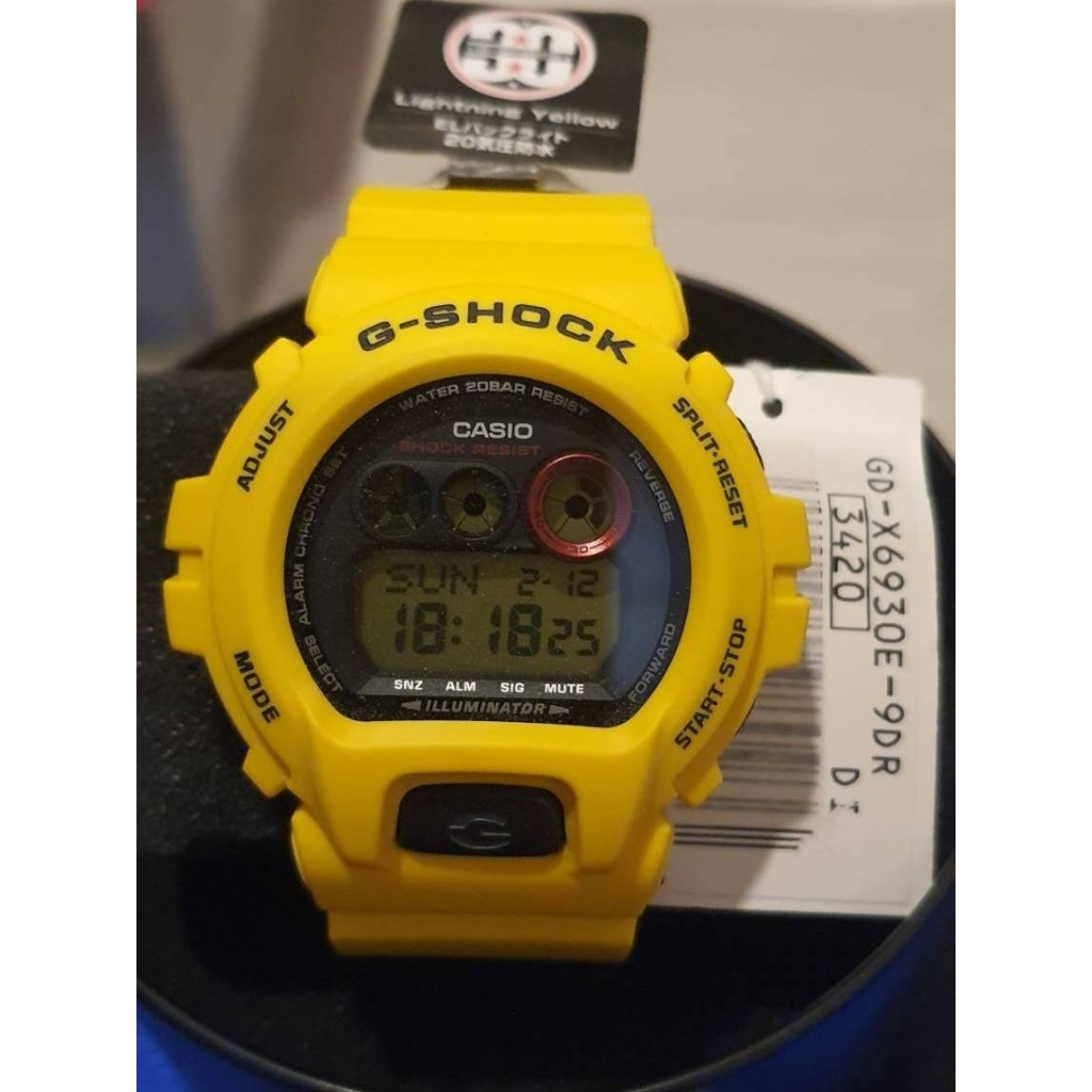CASIO G-SHOCK 30th Anniversary Lightning Yellow Series รุ่น GD-X6930E-9DR มือ 1 แท้ 100% (หายาก)