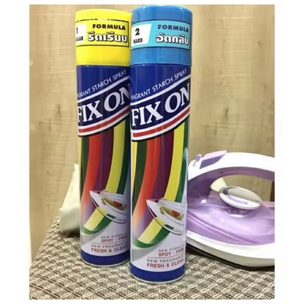 สเปรย์อัดกลีบและรีดผ้า 500 ml King's Stella Fix On กลิ่นหอมยาวนาน รีดผ้าเรียบง่าย