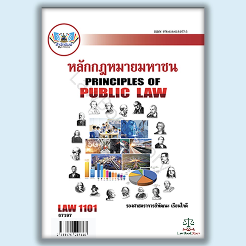 หนังสือ Law1101 กฎหมายมหาชน โดย รองศาสตราจารย์ พัฒนะ เรือนใจดี