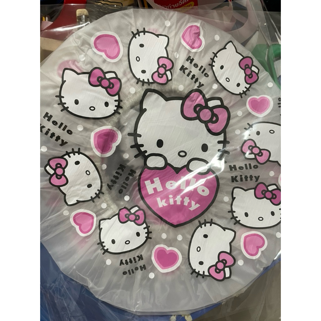 หมวกอาบน้ำ คละลายการ์ตูน สีขาว⚪️ Shower Cap พร้อมส่งจากไทย🇹🇭