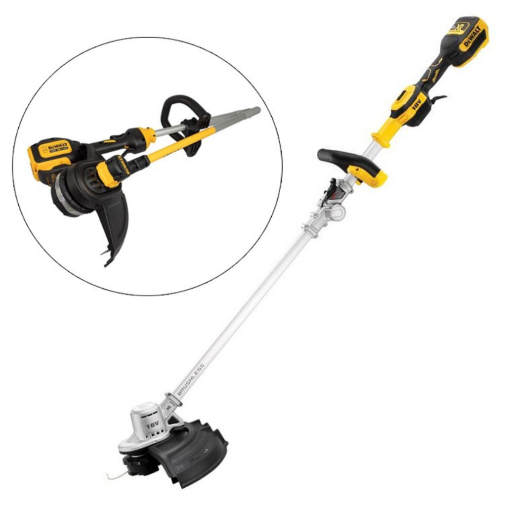 DEWALT เครื่องเล็มหญ้าไร้สาย 20V max รุ่น DCMST561N-B1 (เครื่องเปล่า) เครื่องตัดหญ้าไร้สาย เครื่องเล
