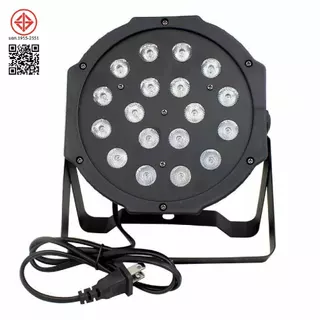 Small ไฟพาร์ กระพริบตามจังหวะ Disco light ไฟพาร์LED PAR LED 54 36 18 RGB ไฟเทค ไฟหลากสี ไฟงานเลี้ยง