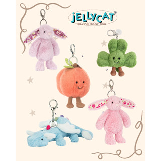 พรี 🥐 ลายใหม่ Jellycat Bag Charm Keychain พวงกุญแจ ของแท้