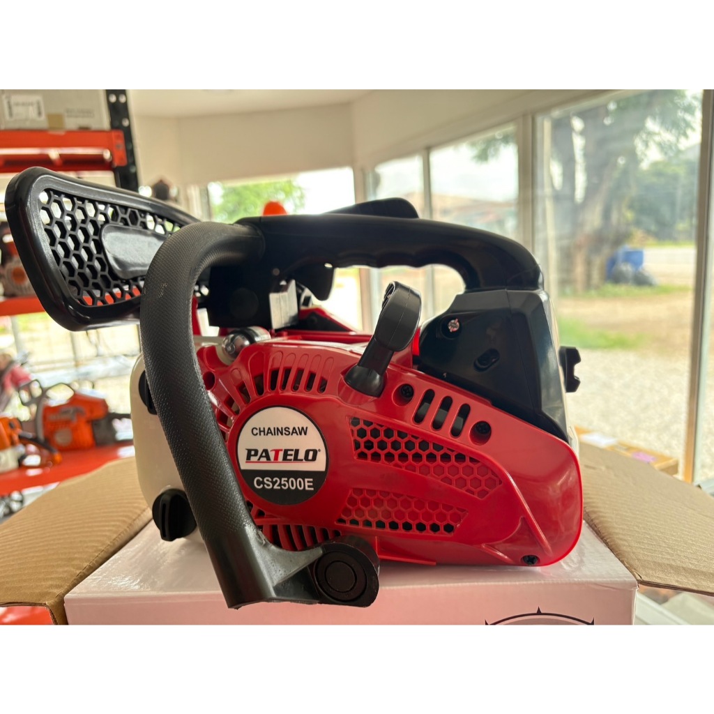 เลื่อยยนต์ PATELO รุ่น CS 2500 E ตัวอัพเกรด วัสดุเกรดภายนอกดี เบามาก ทน ร้อนไม่มีดับ อะไหล่ภายในงานคุณภาพ มืออาชีพ