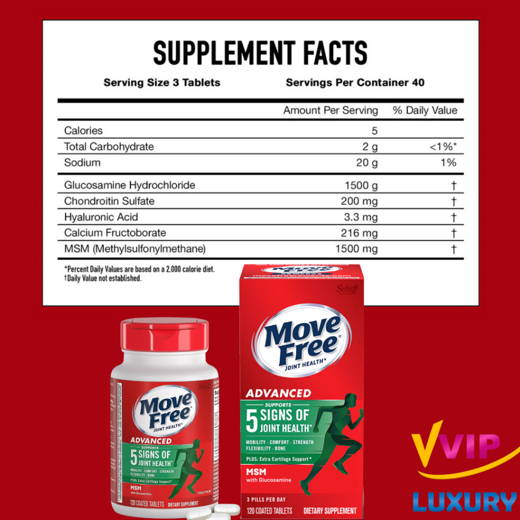 Movefree Schiff  MOVEFREE Joint Health Ultra Type2 Collagen+Boron+HA 75 coated tablets UC II - รูปที่ 2