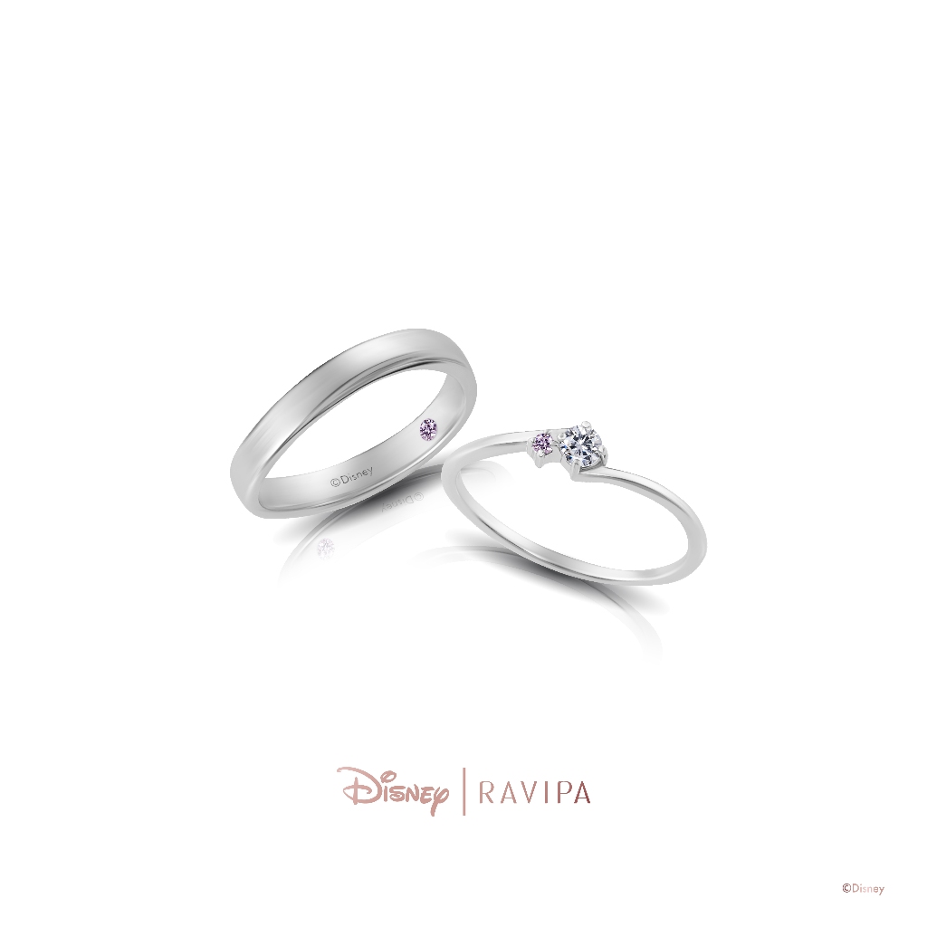 RAVIPA | Disney Princess Rapunzel & Eugene Fitzherbert Couple Ring - แหวน