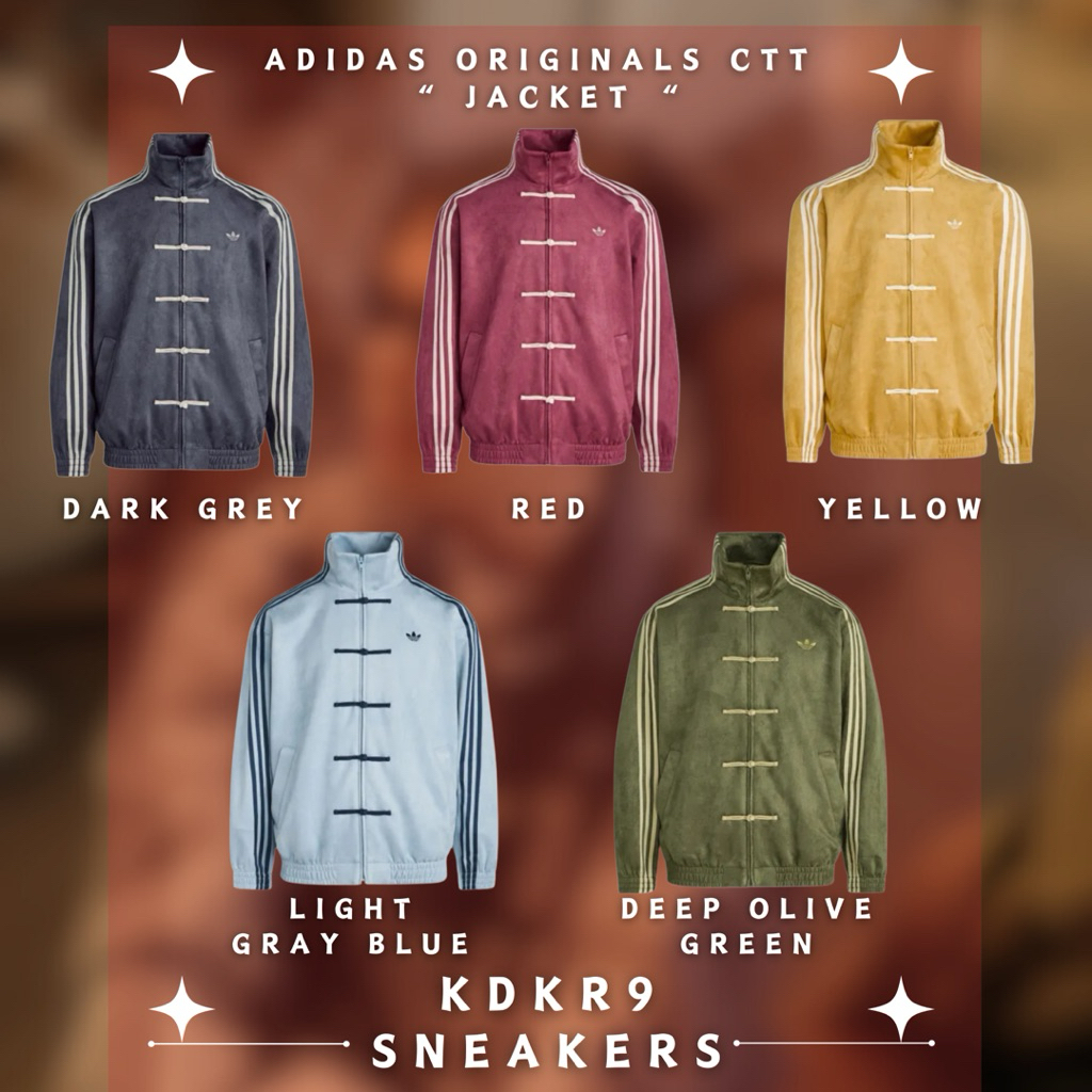 [ มีพร้อมส่งและพรีออเดอร์ สอบถามก่อนสั่ง ] Adidas Originals Ctt Jacket สุดฮิต ของแท้ 100%