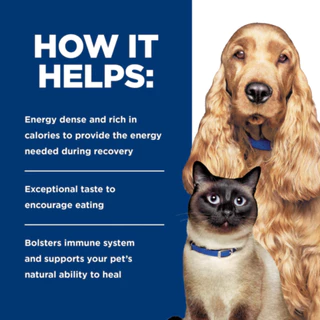 Hill's® Prescription Diet® a/d® Recovery Canine/Feline อาหารเปียกสุนัขและแมวสูตรหลังพักฟื้น ขนาด 156 g.