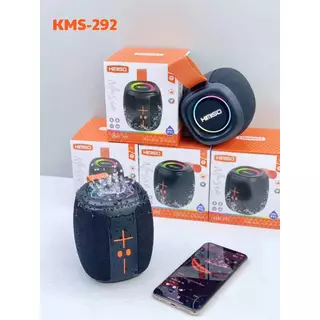 ลำโพงบลูทูธไร้สาย ขนาดมินิ KMS-292 พร้อมสายหิ้ว พกพกง่าย USB/TF/BT/TWS
