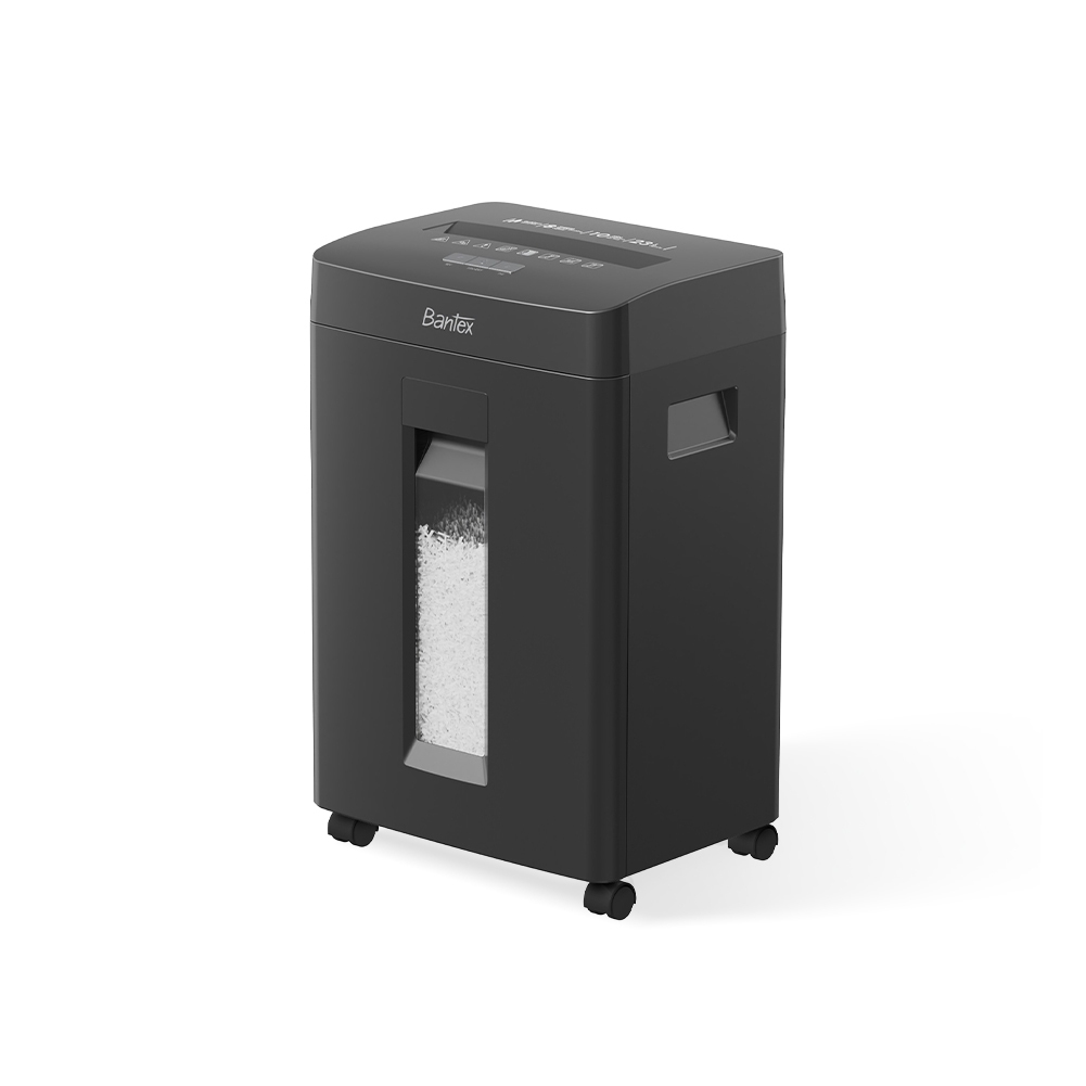 [ฟรีกระดาษ] Bantex เครื่องย่อยเอกสารอัตโนมัติ 23 ลิตร ย่อยละเอียด2 มม. เสียงเงียบ 7dB Paper Shredder