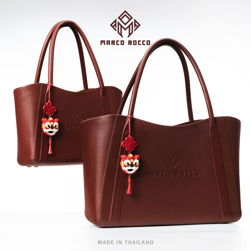 Marco Rocco BR3003/BR3004 กระเป๋ามงคลลุคผู้ดี งานเรียบแต่ปัง พวงห้อยเพิ่มความหมายดี