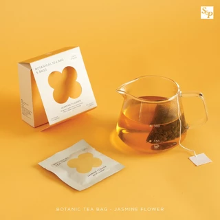 S&P BOTANICAL TEA BAG ชาพีระมิด กล่อง 5 ซอง | เลือกรส Cranberry Apple (ชาผลไม้) / Jasmine Flower (ชาเขียวออแกนิกส์)